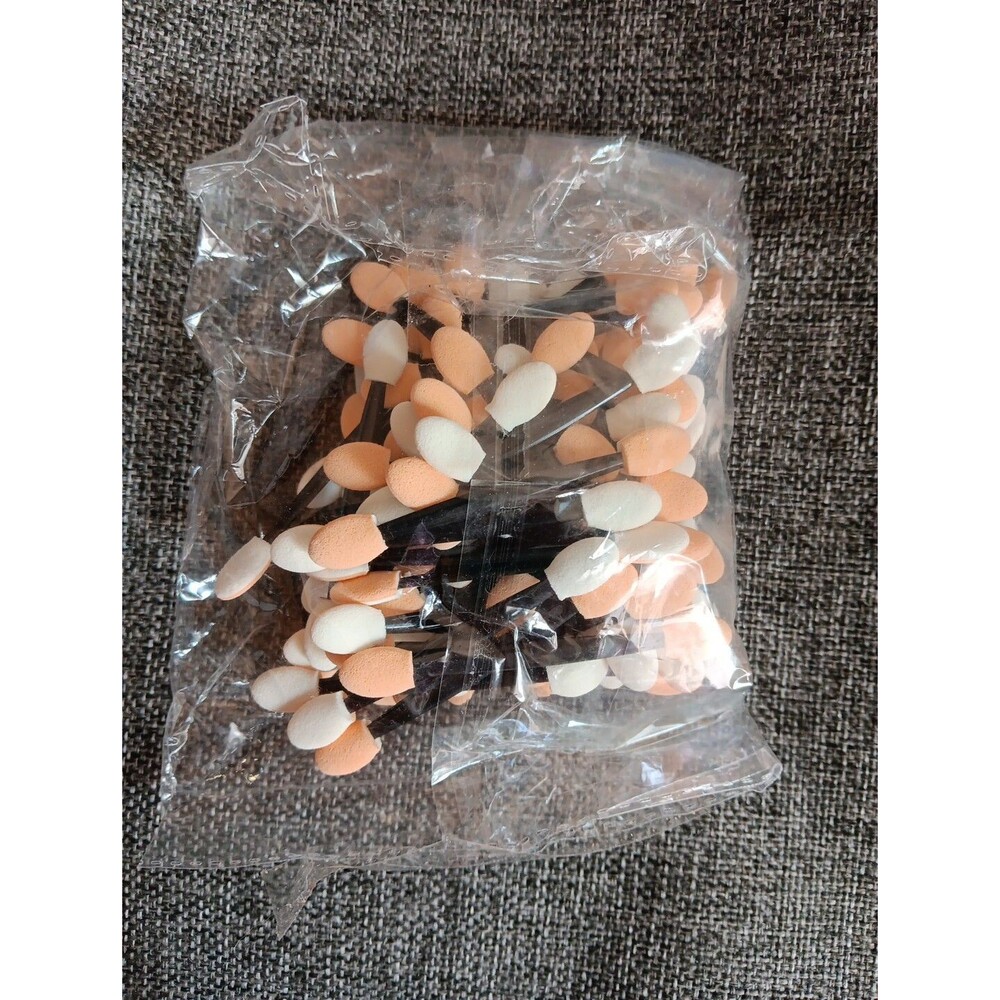 Eyeshadow Applicator 100 Count New Sponge Tip Dual Sided